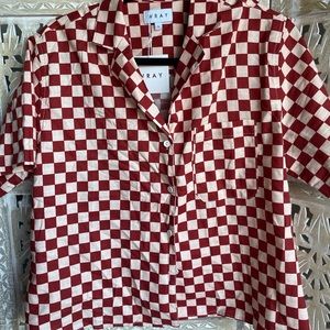 Wray Checkerboard Lounge Set in Spice